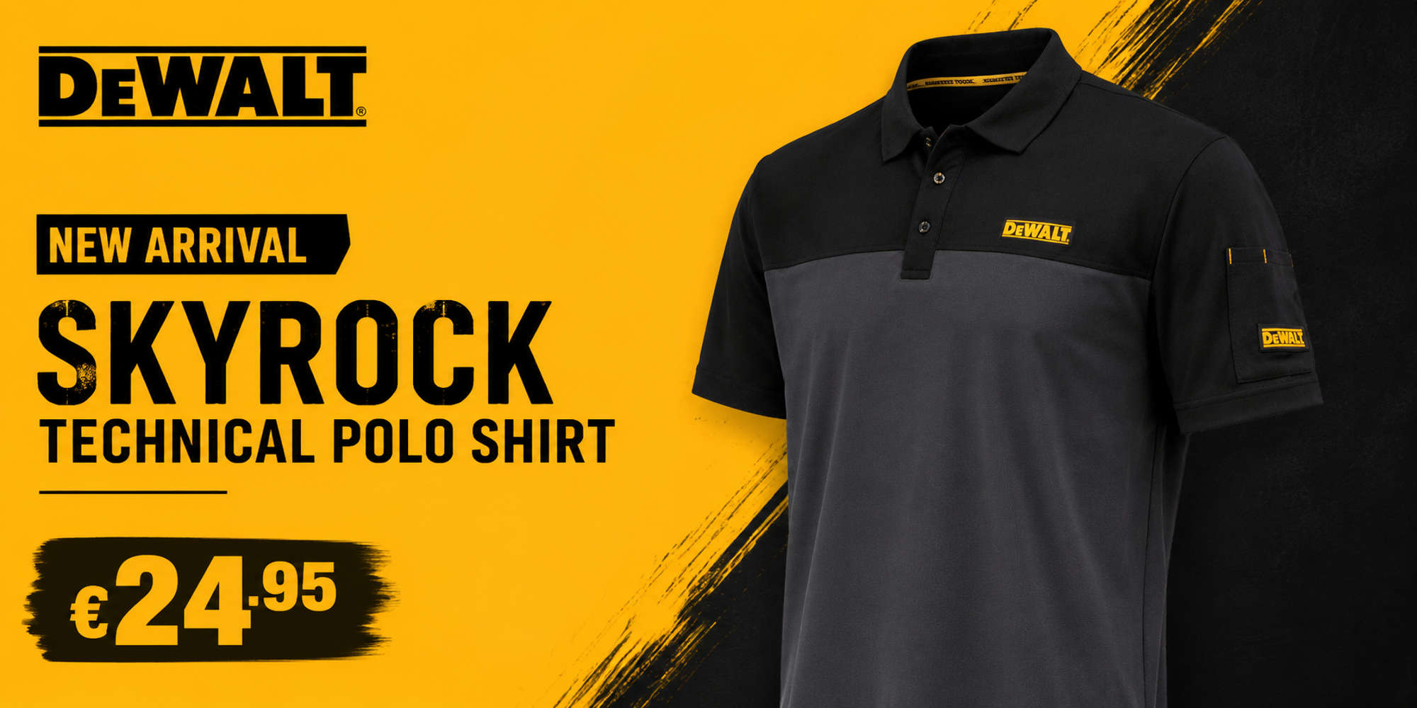 DeWalt SKYROCK Technical Polo Shirt