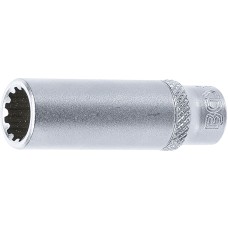 BGS Technic Socket, Gear Lock, deep | 6.3 mm (1/4