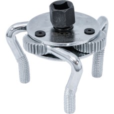 BGS Technic Oil Filter Wrench, 3-arm | for Oil Filter Ø 60 - 100 mm