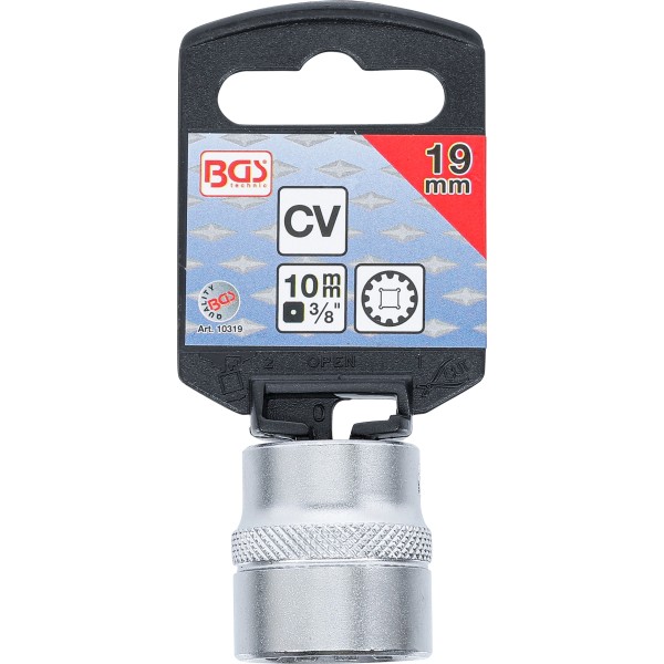 BGS Technic Socket, Gear Lock | 10 mm (3/8 BGS Technic Socket, Gear Lock | 10 mm (3/8