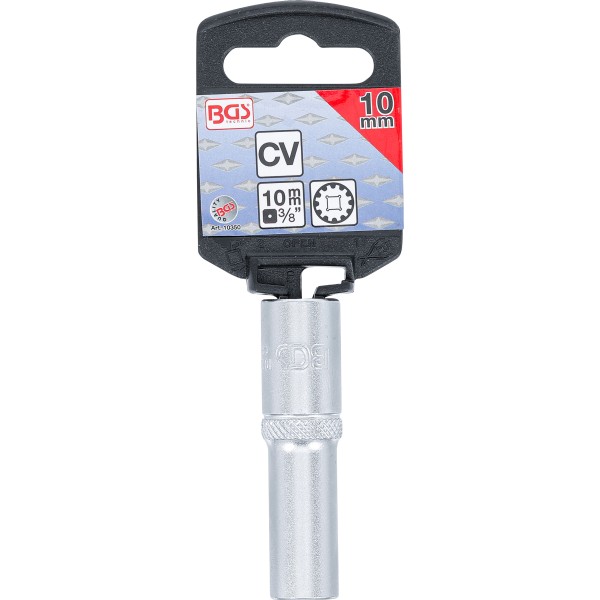 BGS Technic Socket, Gear Lock, deep | 10 mm (3/8 BGS Technic Socket, Gear Lock, deep | 10 mm (3/8