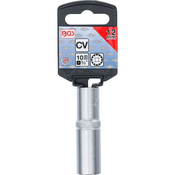 BGS Technic Socket, Gear Lock, deep | 10 mm (3/8 BGS Technic Socket, Gear Lock, deep | 10 mm (3/8