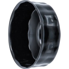 BGS Technic Oil Filter Wrench | 15-point | Ø 74 - 76 mm | for Audi, Ford, Mercedes-Benz, Opel, VW