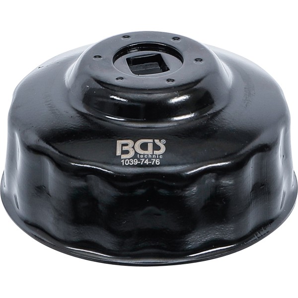 BGS Technic Oil Filter Wrench | 15-point | Ø 74 - 76 mm | for Audi, Ford, Mercedes-Benz, Opel, VW BGS Technic Oil Filter Wrench | 15-point | Ø 74 - 76 mm | for Audi, Ford, Mercedes-Benz, Opel, VW
