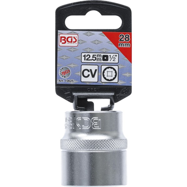 BGS Technic Socket, 12-point | 12.5 mm (1/2 BGS Technic Socket, 12-point | 12.5 mm (1/2