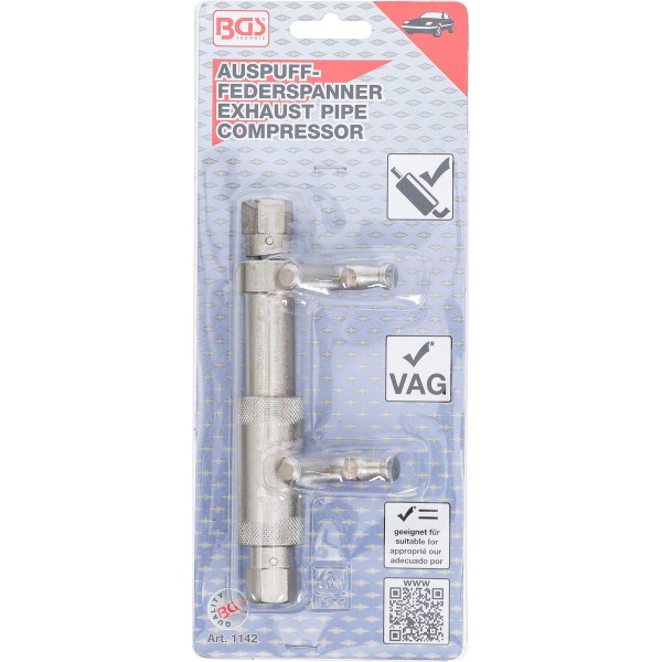 BGS Technic Exhaust Pipe Spring Compressor | for VAG BGS Technic Exhaust Pipe Spring Compressor | for VAG