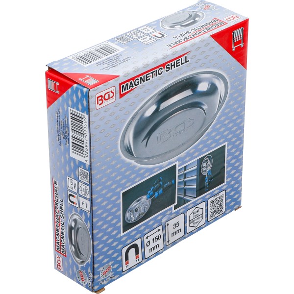 BGS Technic Magnetic Shell | Stainless Steel | Ø 150 mm BGS Technic Magnetic Shell | Stainless Steel | Ø 150 mm