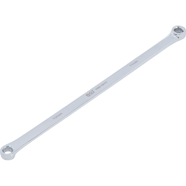 BGS Technic Double Ring Spanner | extra long | 10 x 11 mm BGS Technic Double Ring Spanner | extra long | 10 x 11 mm