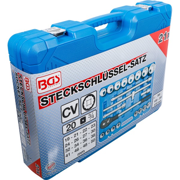 BGS Technic Socket Set 12-point | 20 mm (3/4 BGS Technic Socket Set 12-point | 20 mm (3/4