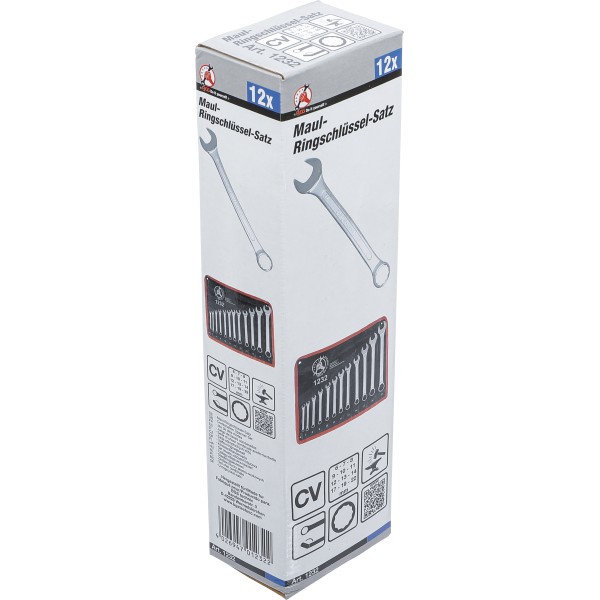 BGS Technic Combination Spanner Set | 6 - 22 mm | 12 pcs. BGS Technic Combination Spanner Set | 6 - 22 mm | 12 pcs.