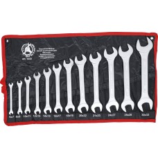 BGS Technic Double Open End Spanner Set | 6 x 7 - 30 x 32 mm | 12 pcs.