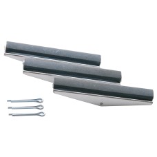 BGS Technic Replacement Jaws for Honing Tool BGS 1157 | Jaws 100 mm | K 280 | 3 pcs.
