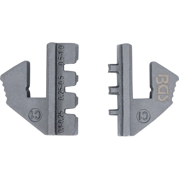BGS Technic Crimping Jaws for open Terminals | for BGS 1410, 1411, 1412 BGS Technic Crimping Jaws for open Terminals | for BGS 1410, 1411, 1412