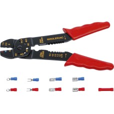 BGS Technic Crimping Pliers Set with cable lug Assortment | 200 mm | 61 pcs.