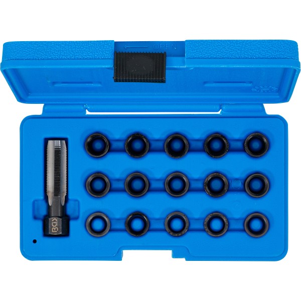 BGS Technic Repair Kit for Spark Plug Threads | M14 x 1.25 mm | 16 pcs. BGS Technic Repair Kit for Spark Plug Threads | M14 x 1.25 mm | 16 pcs.