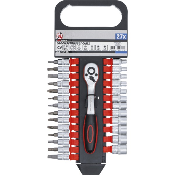 BGS Technic Socket Set | 6.3 mm (1/4 BGS Technic Socket Set | 6.3 mm (1/4