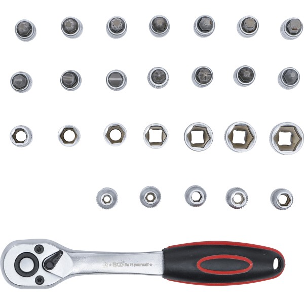BGS Technic Socket Set | 6.3 mm (1/4 BGS Technic Socket Set | 6.3 mm (1/4