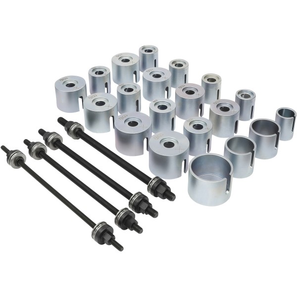BGS Technic Pull and Press Sleeve Kit | with 4 Spindles | 24 pcs. BGS Technic Pull and Press Sleeve Kit | with 4 Spindles | 24 pcs.