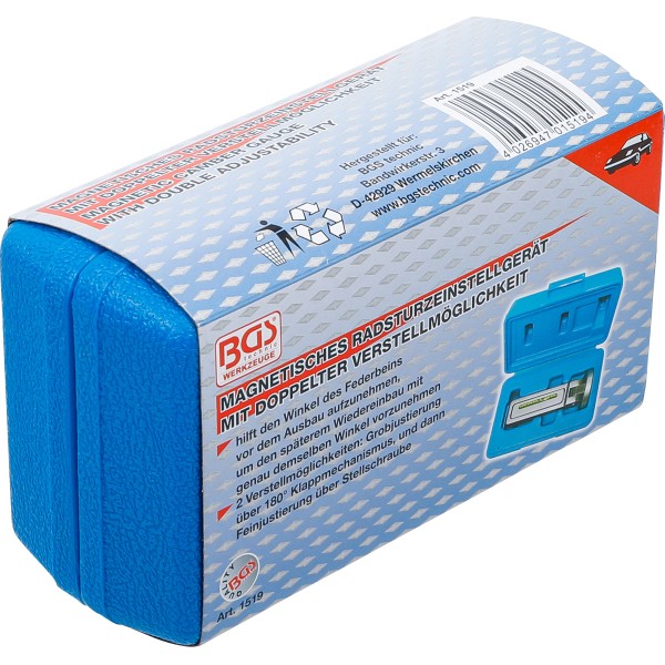 BGS Technic Magnetic Camber Adjustment Tool | with Double Adjustability BGS Technic Magnetic Camber Adjustment Tool | with Double Adjustability