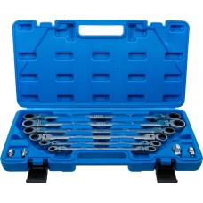 BGS Technic Double Swivel Head Ratchet Wrench | 8 x 9 mm