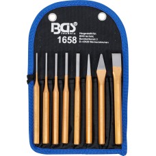 BGS Technic Pin Punch Set | 150 mm | incl. Chisel + Centre Punch | 8 pcs.