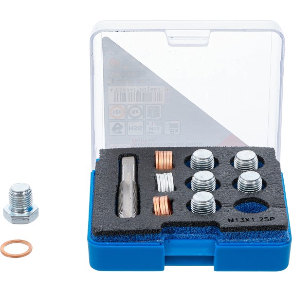 BGS Technic Repair Kit for Oil Drain Thread | M13 x 1.25 mm BGS Technic Repair Kit for Oil Drain Thread | M13 x 1.25 mm