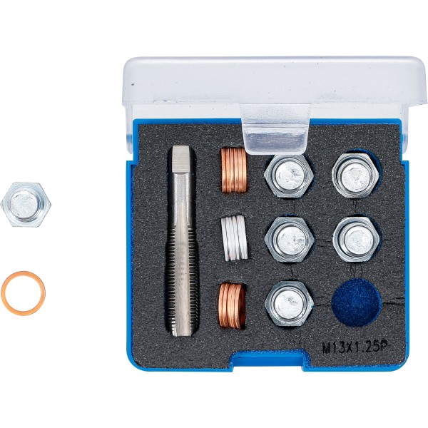 BGS Technic Repair Kit for Oil Drain Thread | M13 x 1.25 mm BGS Technic Repair Kit for Oil Drain Thread | M13 x 1.25 mm