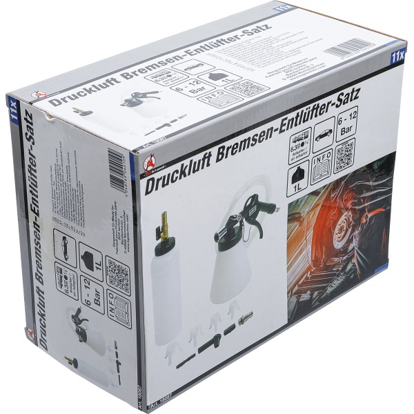 BGS Technic Air Brake Bleeder - Set | 11 pcs. BGS Technic Air Brake Bleeder - Set | 11 pcs.