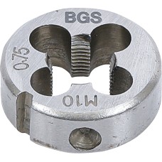 BGS Technic Threading Die | M10 x 0.75 x 25 mm