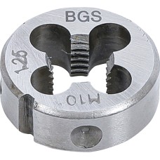 BGS Technic Threading Die | M10 x 1.25 x 25 mm