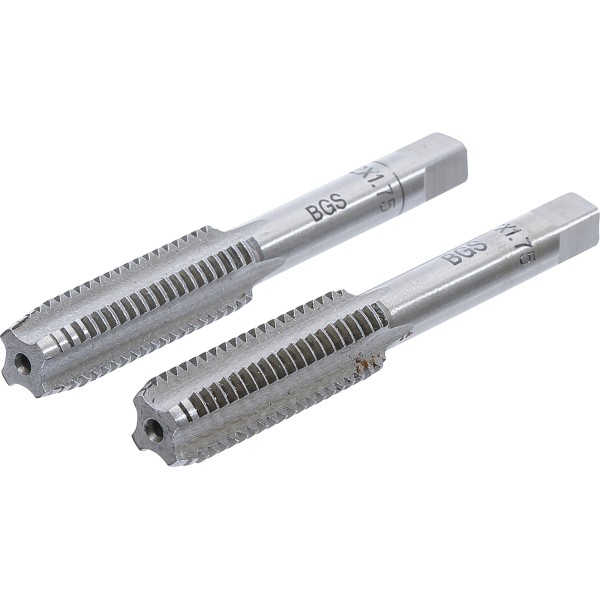 BGS Technic Tap Set | Starter & Plug Tap | M12 x 1.75 mm | 2 pcs. BGS Technic Tap Set | Starter & Plug Tap | M12 x 1.75 mm | 2 pcs.