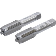 BGS Technic Tap Set | Starter & Plug Tap | M14 x 1.0 mm | 2 pcs.