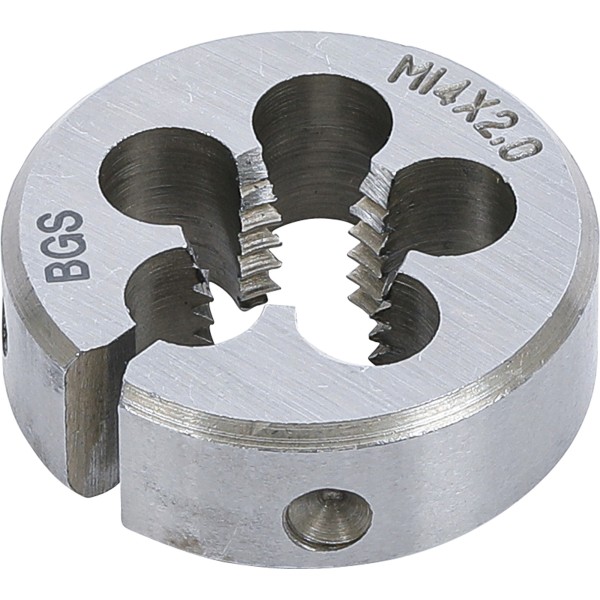 BGS Technic Threading Die | M14 x 2.0 x 38 mm BGS Technic Threading Die | M14 x 2.0 x 38 mm