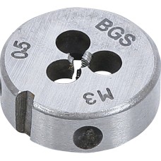 BGS Technic Threading Die | M3 x 0.5 x 25 mm