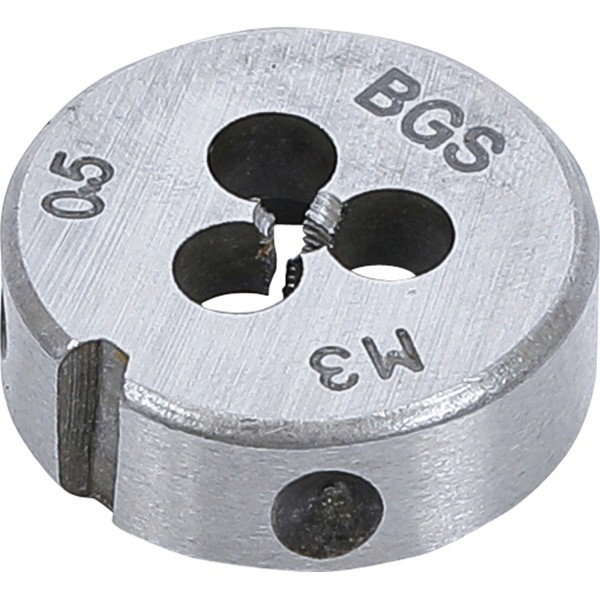 BGS Technic Threading Die | M3 x 0.5 x 25 mm BGS Technic Threading Die | M3 x 0.5 x 25 mm