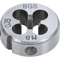 BGS Technic Threading Die | M8 x 0.75 x 25 mm
