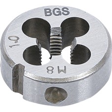 BGS Technic Threading Die | M8 x 1.0 x 25 mm