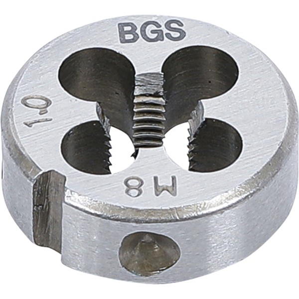 BGS Technic Threading Die | M8 x 1.0 x 25 mm BGS Technic Threading Die | M8 x 1.0 x 25 mm