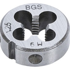 BGS Technic Threading Die | M9 x 1.25 x 25 mm