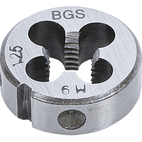BGS Technic Threading Die | M9 x 1.25 x 25 mm BGS Technic Threading Die | M9 x 1.25 x 25 mm