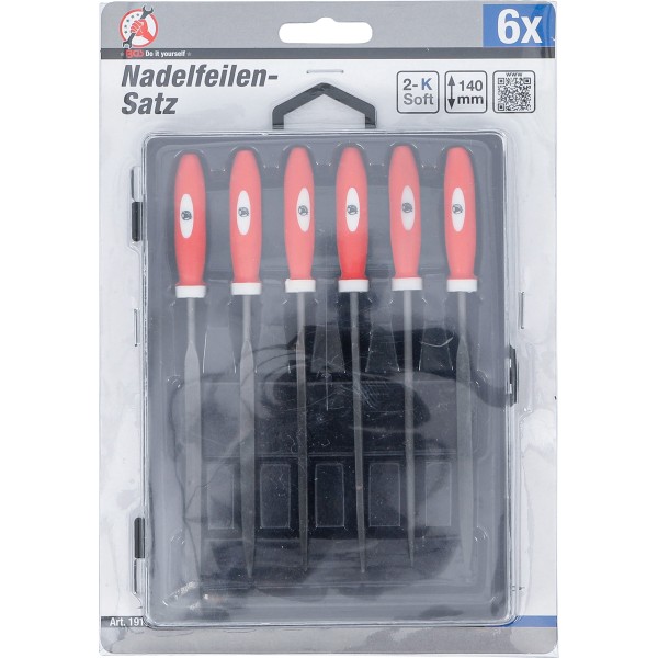 BGS Technic Needle File Set | 140 mm | 6 pcs. BGS Technic Needle File Set | 140 mm | 6 pcs.