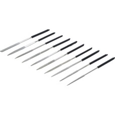 BGS Technic Diamond File Set | straight | 140 x 3 mm | 10 pcs.