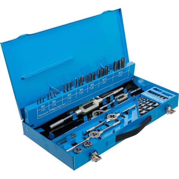 BGS Technic Tap and Die Set | M3 - M12 | 44 pcs. BGS Technic Tap and Die Set | M3 - M12 | 44 pcs.