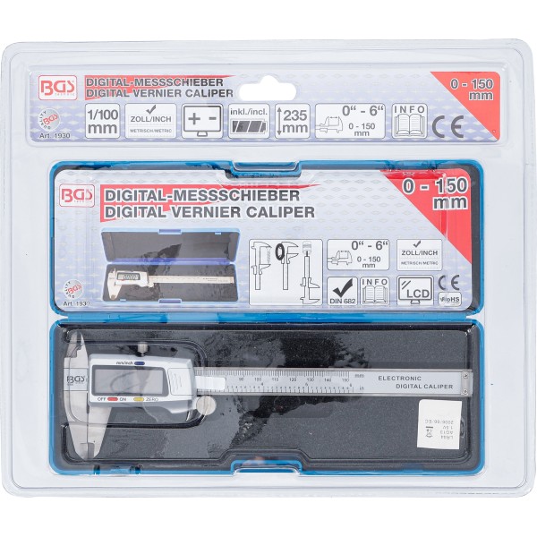 BGS Technic Digital Calliper | 150 mm BGS Technic Digital Calliper | 150 mm
