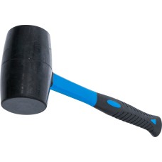 BGS Technic Rubber Mallet | Fibreglas Shaft | black Head | Ø  70 mm | 900 g