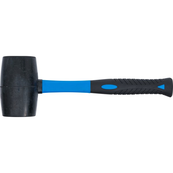 BGS Technic Rubber Mallet | Fibreglas Shaft | black Head | Ø 70 mm | 900 g BGS Technic Rubber Mallet | Fibreglas Shaft | black Head | Ø 70 mm | 900 g