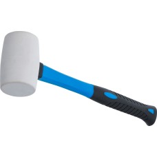 BGS Technic Rubber Mallet | Fibreglas Shaft | white Head | Ø  48 mm | 250 g