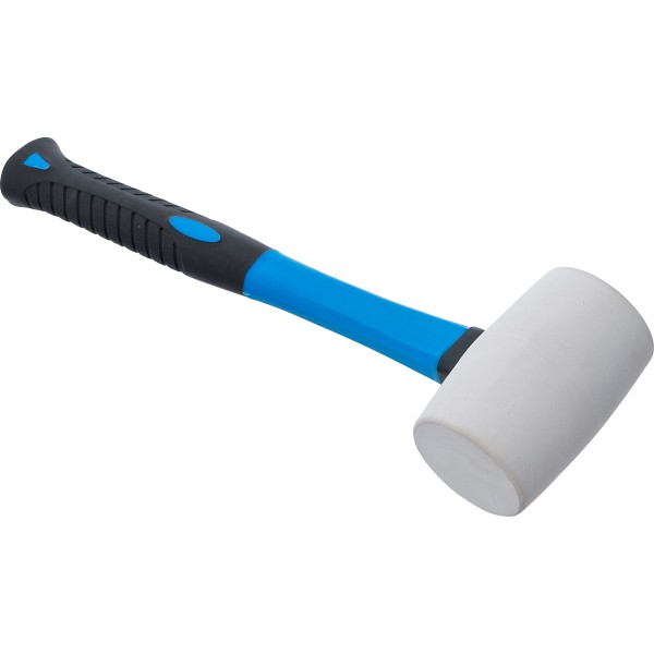 BGS Technic Rubber Mallet | Fibreglas Shaft | white Head | Ø 48 mm | 250 g BGS Technic Rubber Mallet | Fibreglas Shaft | white Head | Ø 48 mm | 250 g