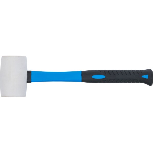BGS Technic Rubber Mallet | Fibreglas Shaft | white Head | Ø 48 mm | 250 g BGS Technic Rubber Mallet | Fibreglas Shaft | white Head | Ø 48 mm | 250 g