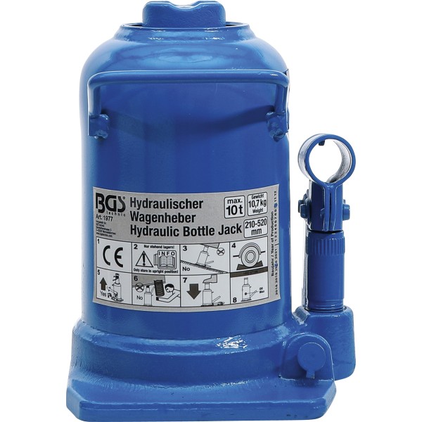 BGS Technic Hydraulic Bottle Jack | 10 t BGS Technic Hydraulic Bottle Jack | 10 t